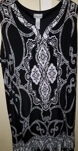 Women's Black/White Dress
